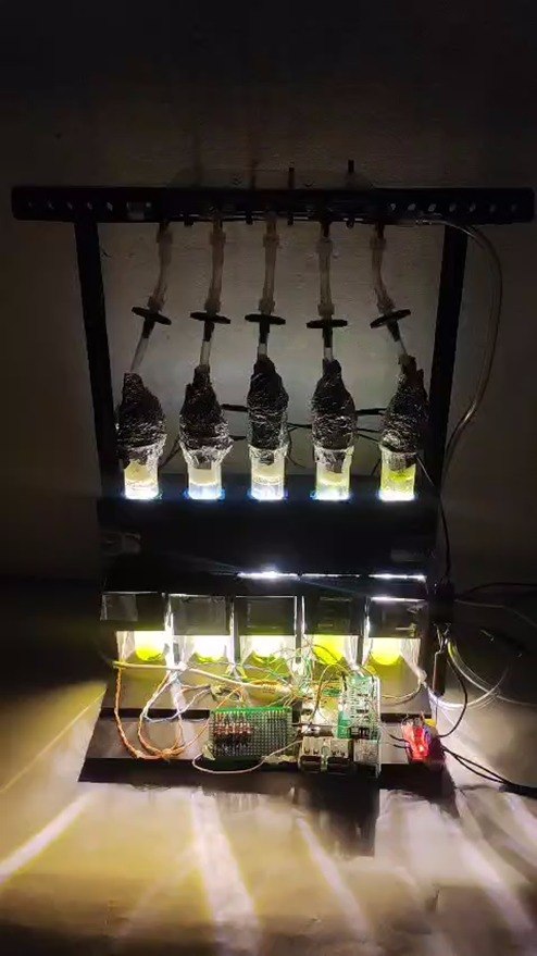 Laboratory sensor test setup