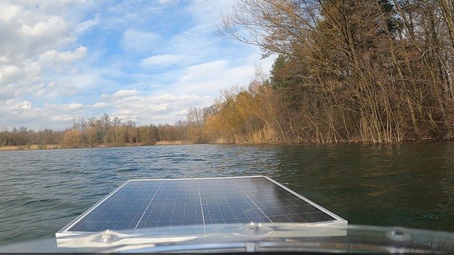 Autonomous boat testing on water